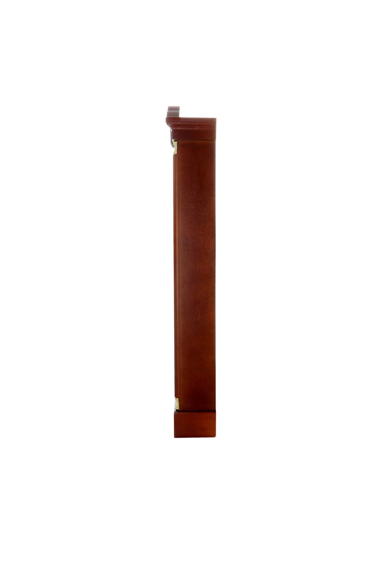 33in Chiming Pendulum Wall Clock, Alternate, color, Cherry Oak