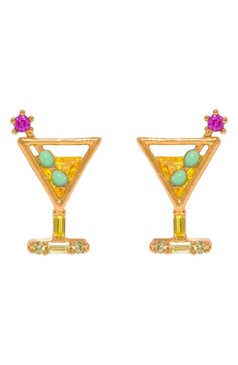 Dirty Martini Stud Earrings