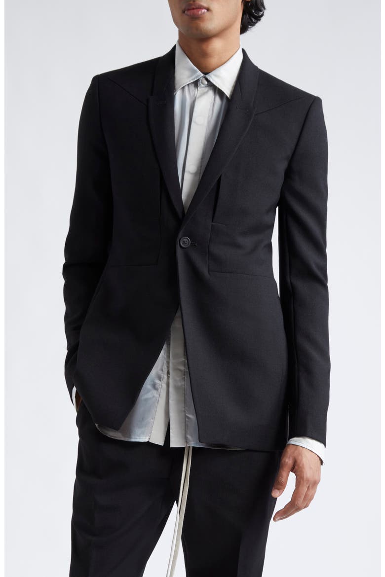 Fogpocket Wool Sport Coat, Main, color, BLACK