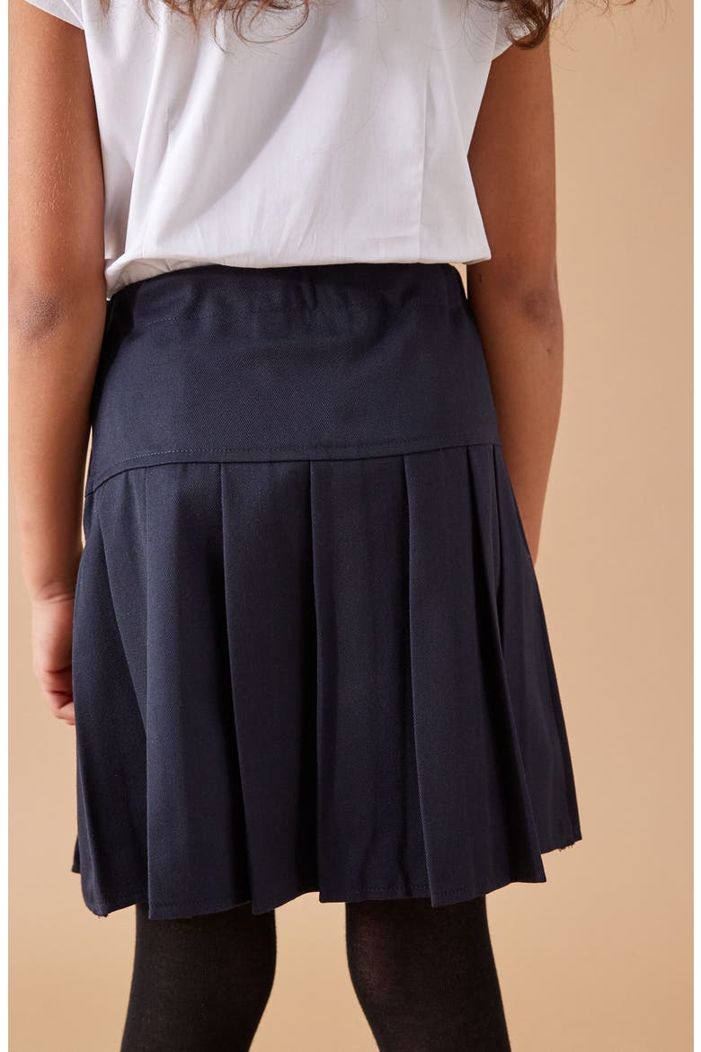 Kids' 2-Pack Uniform Pleated Skirts, Alternate, color, BLUE