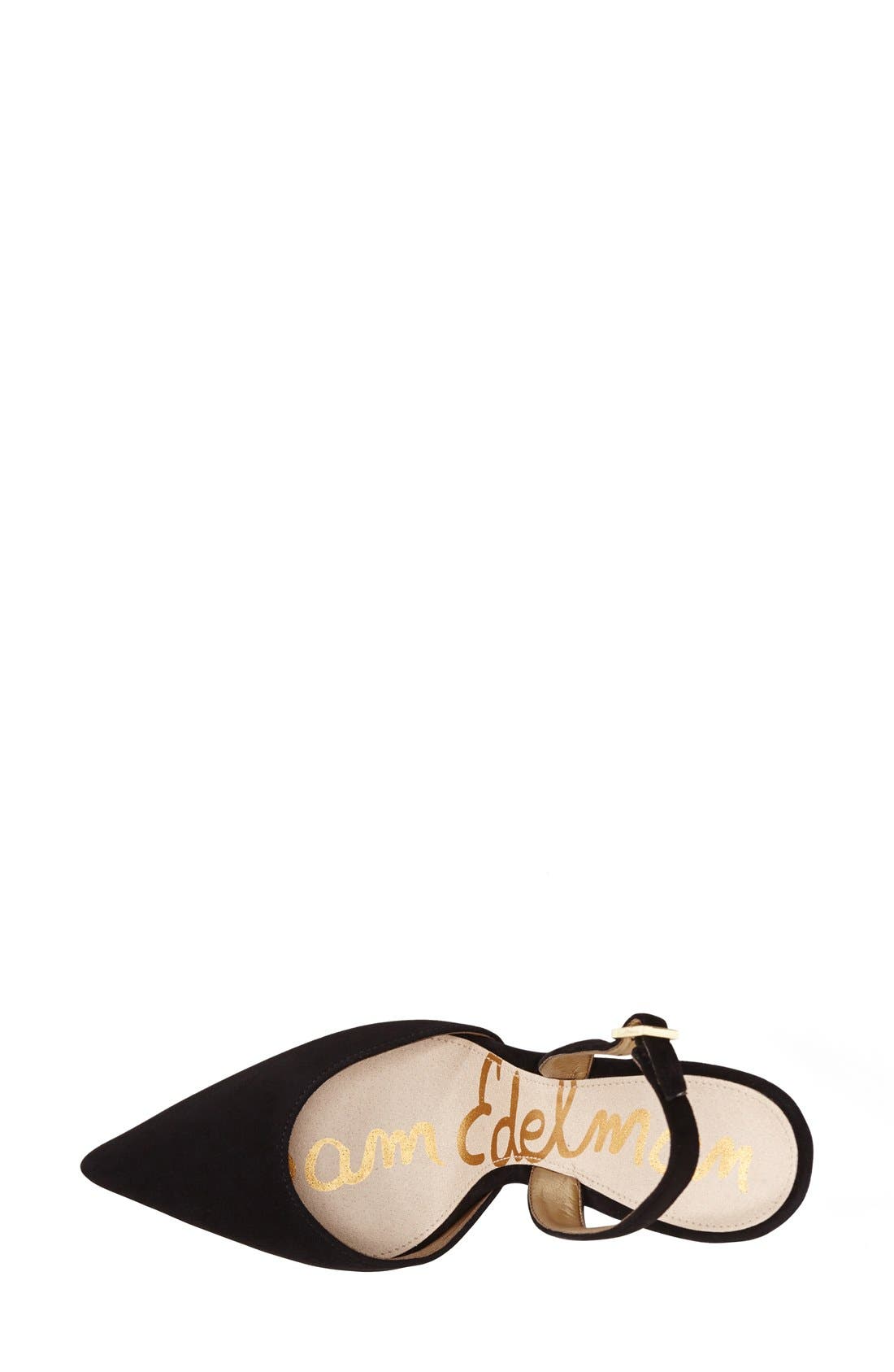 Sam Edelman 'Dora' Pointy Toe Slingback Pump, Alternate, color, 