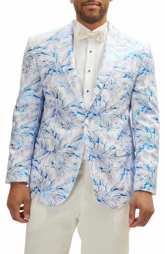 The Wet Look Electric Tuxedo Jacket