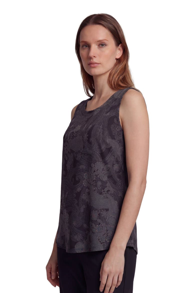Paisley Explosion Womens Muscle Tank, Alternate, color, PAISLEY EXPLOSION BLACK
