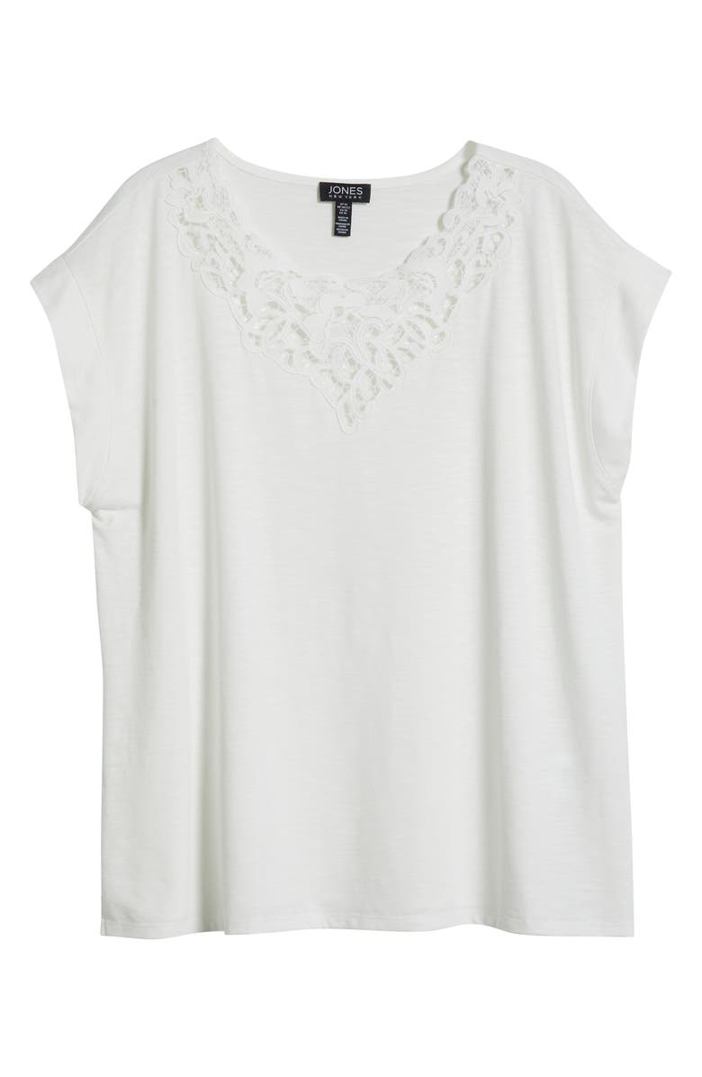 Jones New York Lace Detail Top, Alternate, color, 