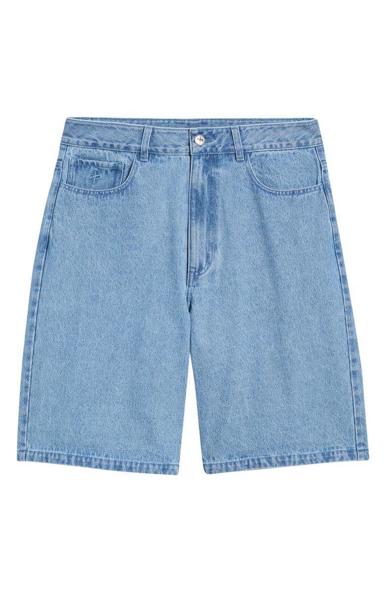 SANTO STUDIO Newport Denim Shorts, Alternate, color, Indigo Stone Washed