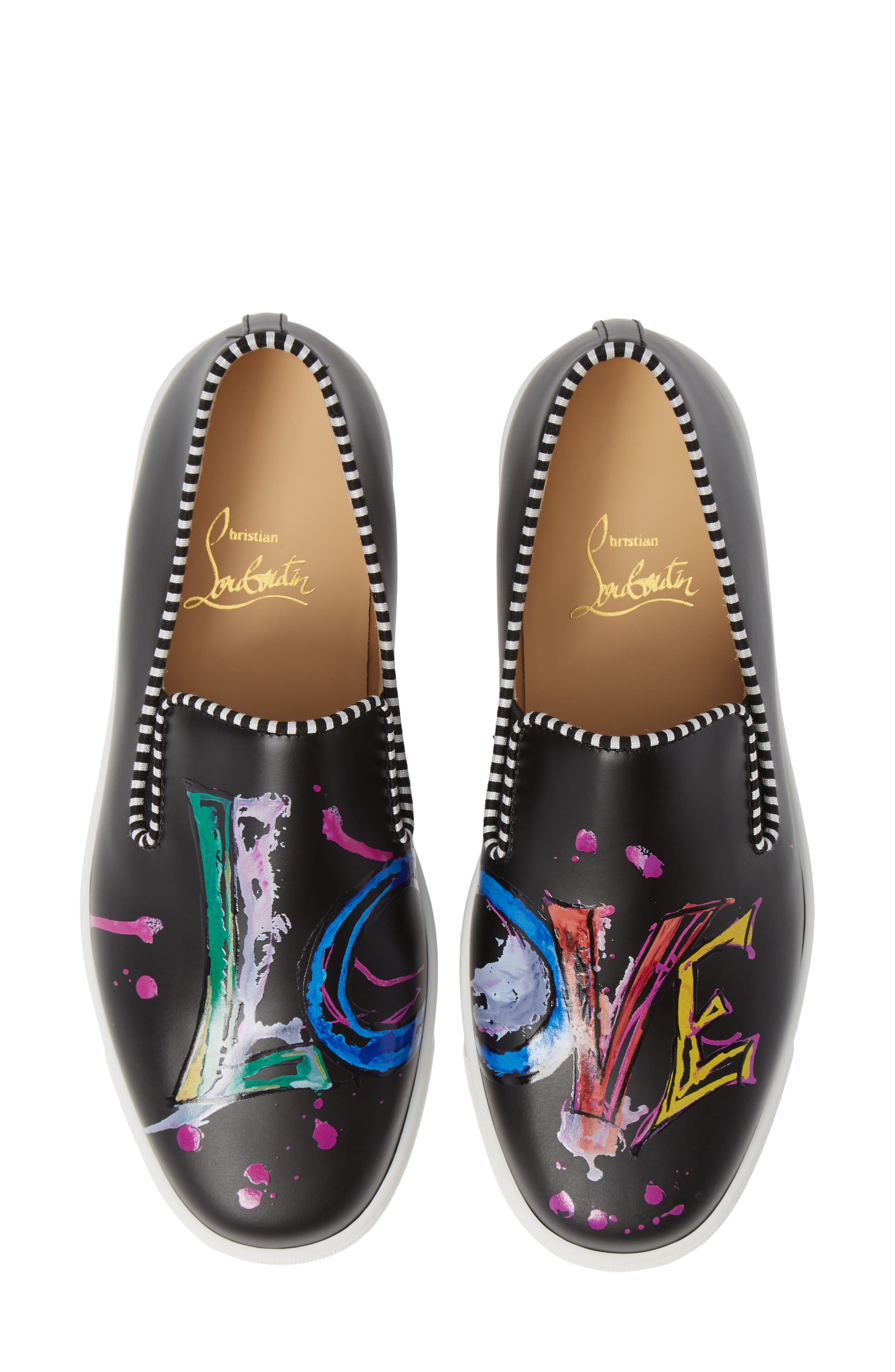 Christian Louboutin Loubi Love Slip-On Sneaker, Main, color, 