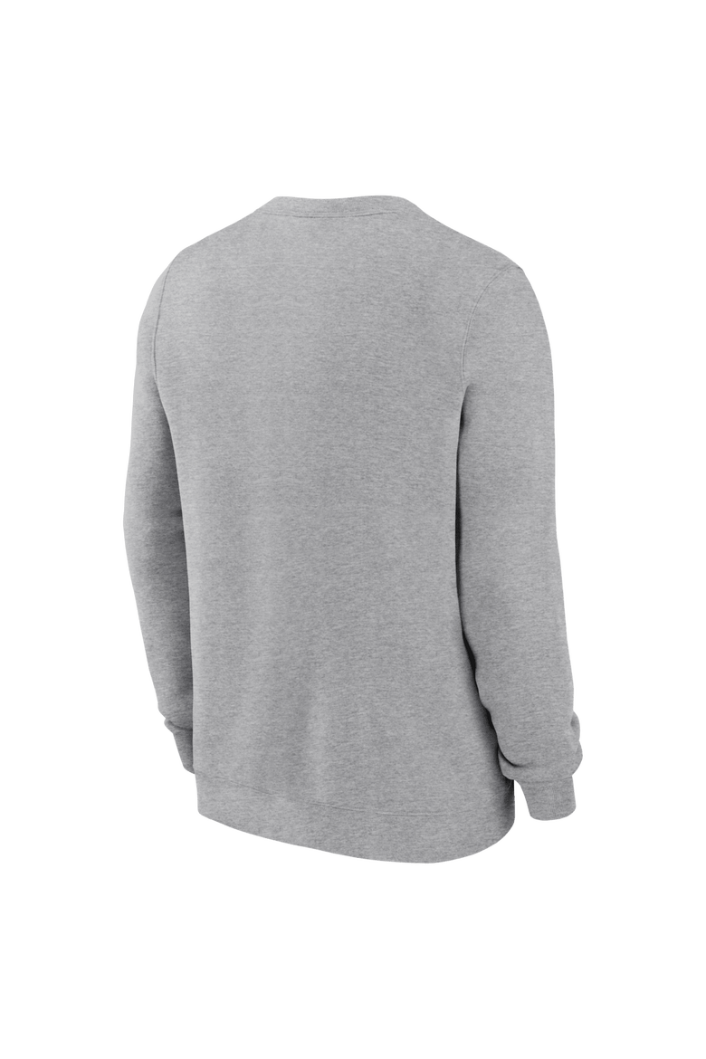 Men's Nike Heather Gray Denver Broncos D Horse Logo Club Sweatshirt, Alternate, color, Heather Gray