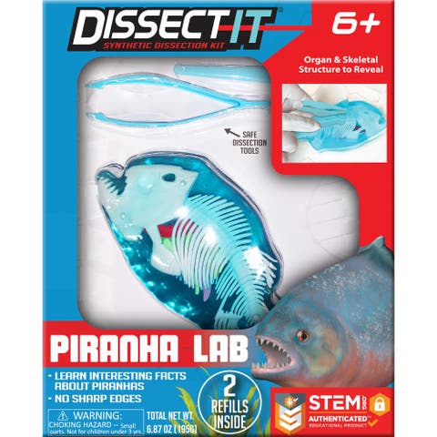 Top Secret Toys Dissectit Piranha Lab, Science Kis 
Toys, Ages 6+