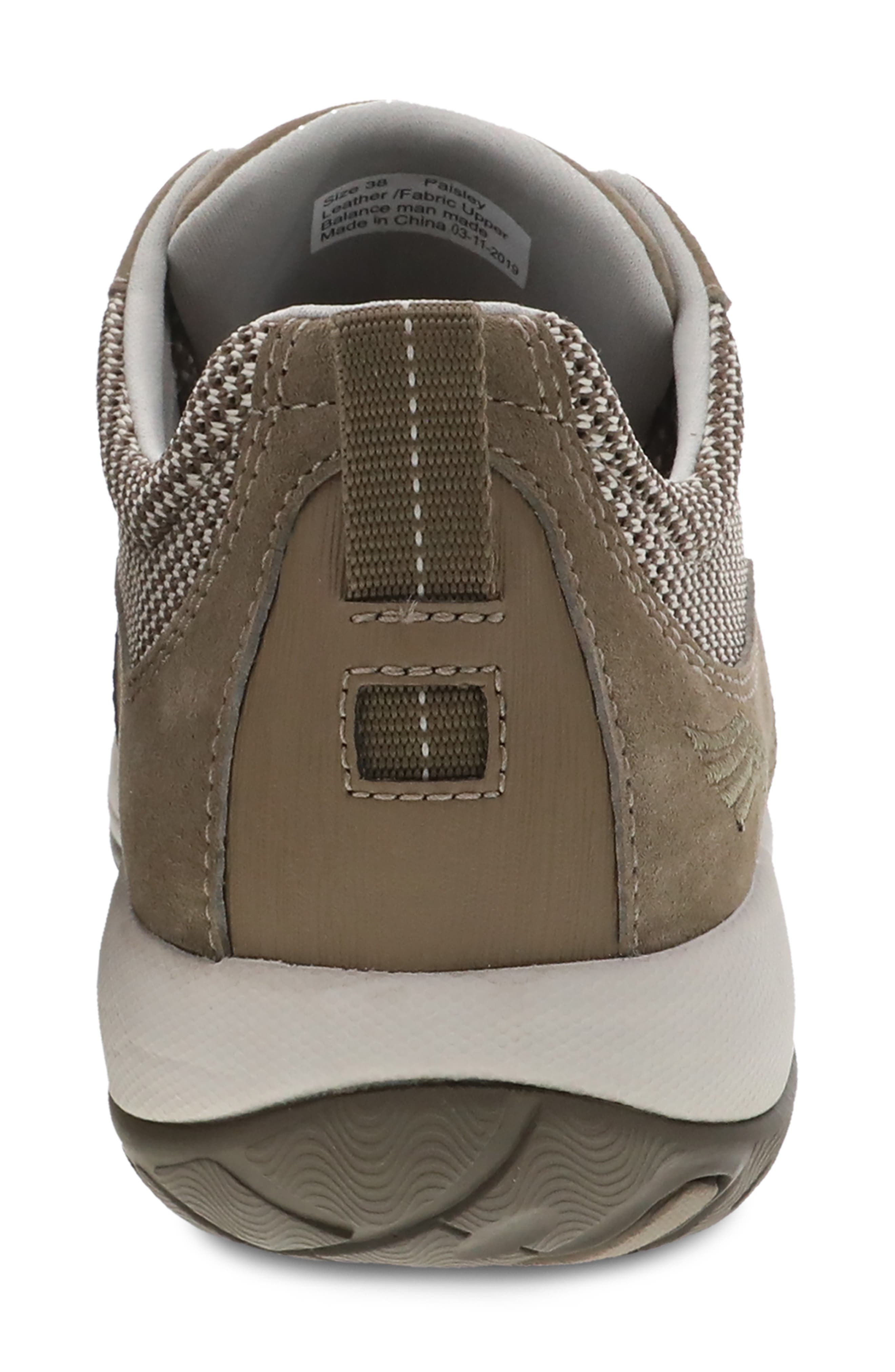 'Paisley' Waterproof Sneaker, Alternate, color, DARK WALNUT