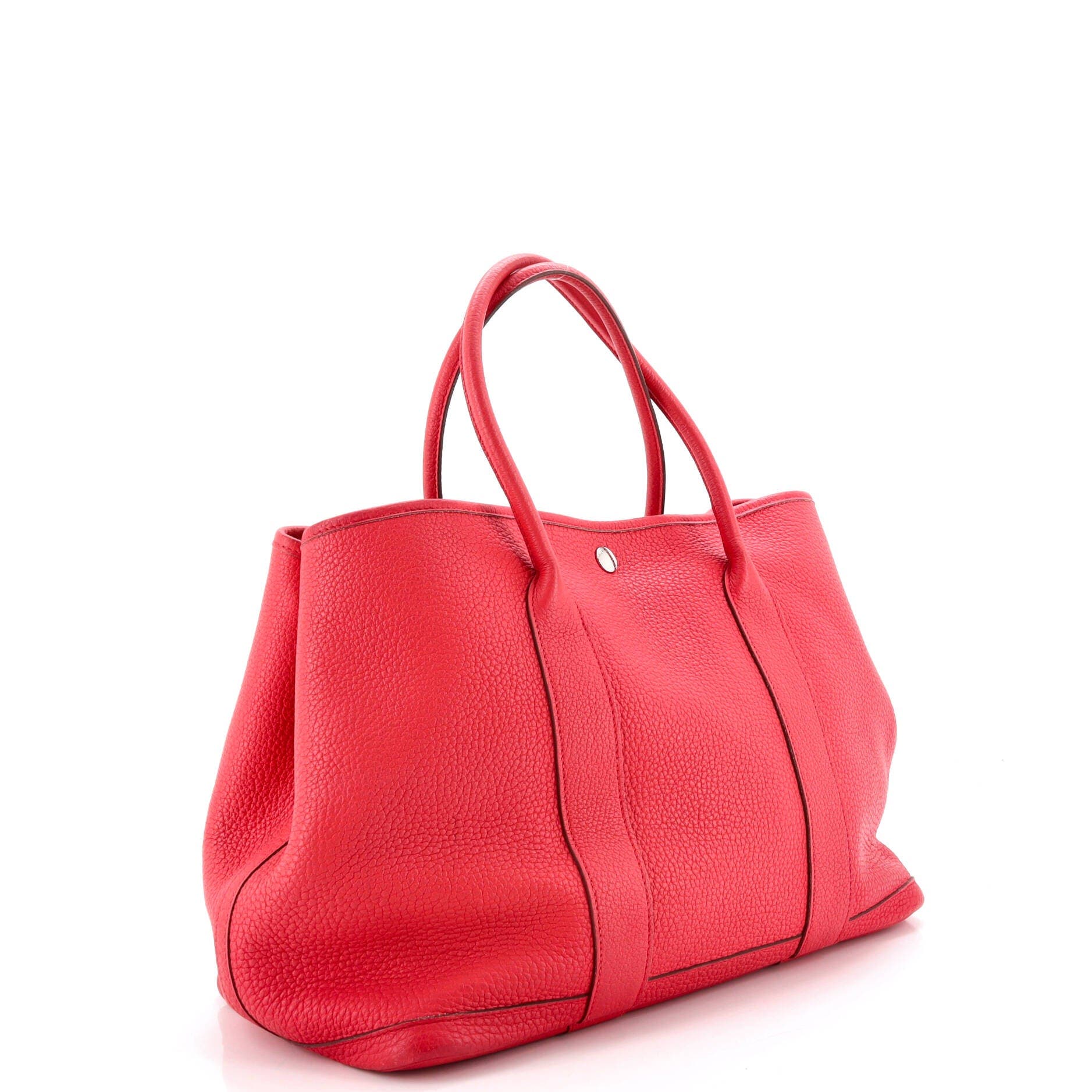 Garden Party Tote Leather 36, Alternate, color, Red