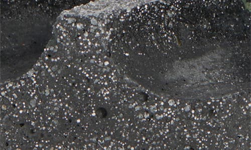 Pretti.cool Set Of 4 Ridged Concrete & Glass Coasters In Gray