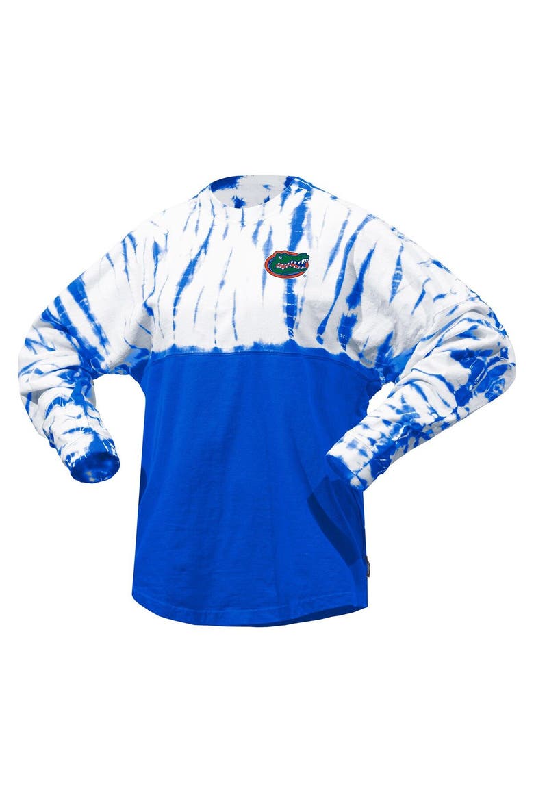 Women's Royal Florida Gators Tie-Dye Long Sleeve Jersey T-Shirt, Alternate, color, Royal