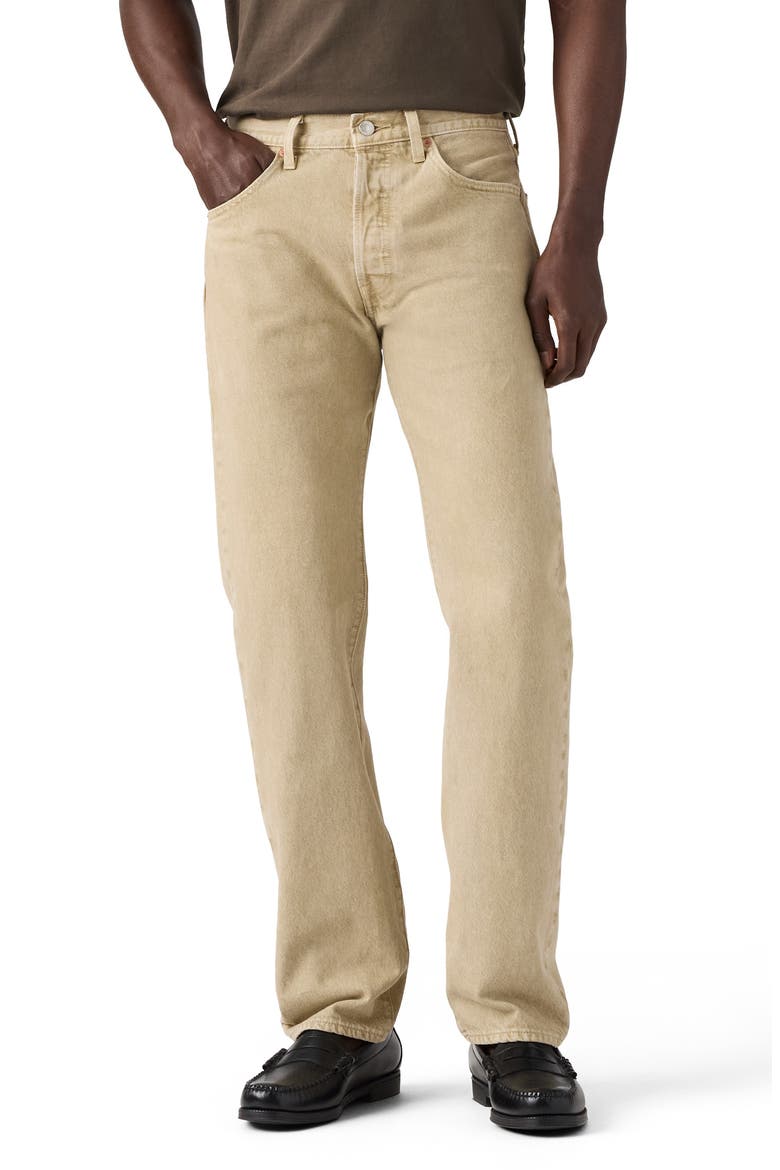 501® Original Fit Straight Leg Jeans, Main, color, YELLOW SAND GD