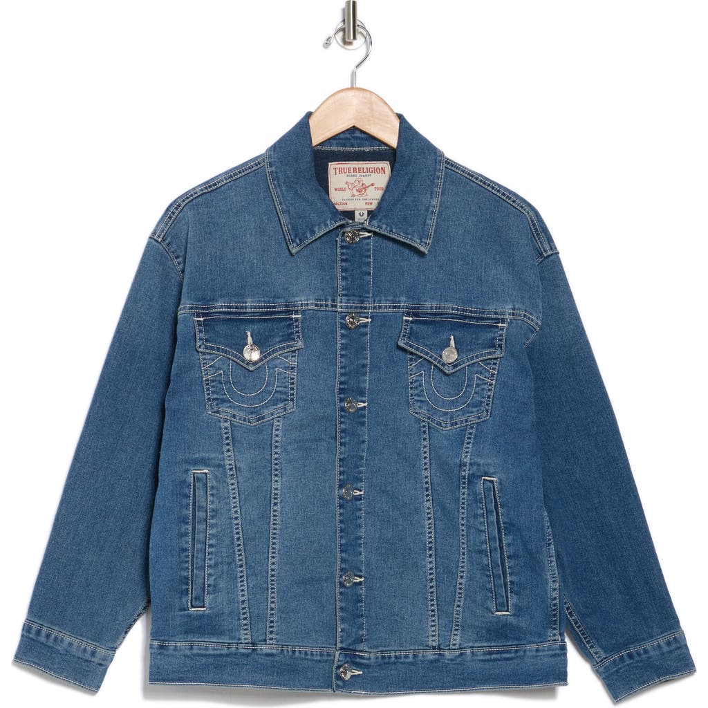 TRUE RELIGION TRUE RELIGION OVERSIZE DENIM JACKET