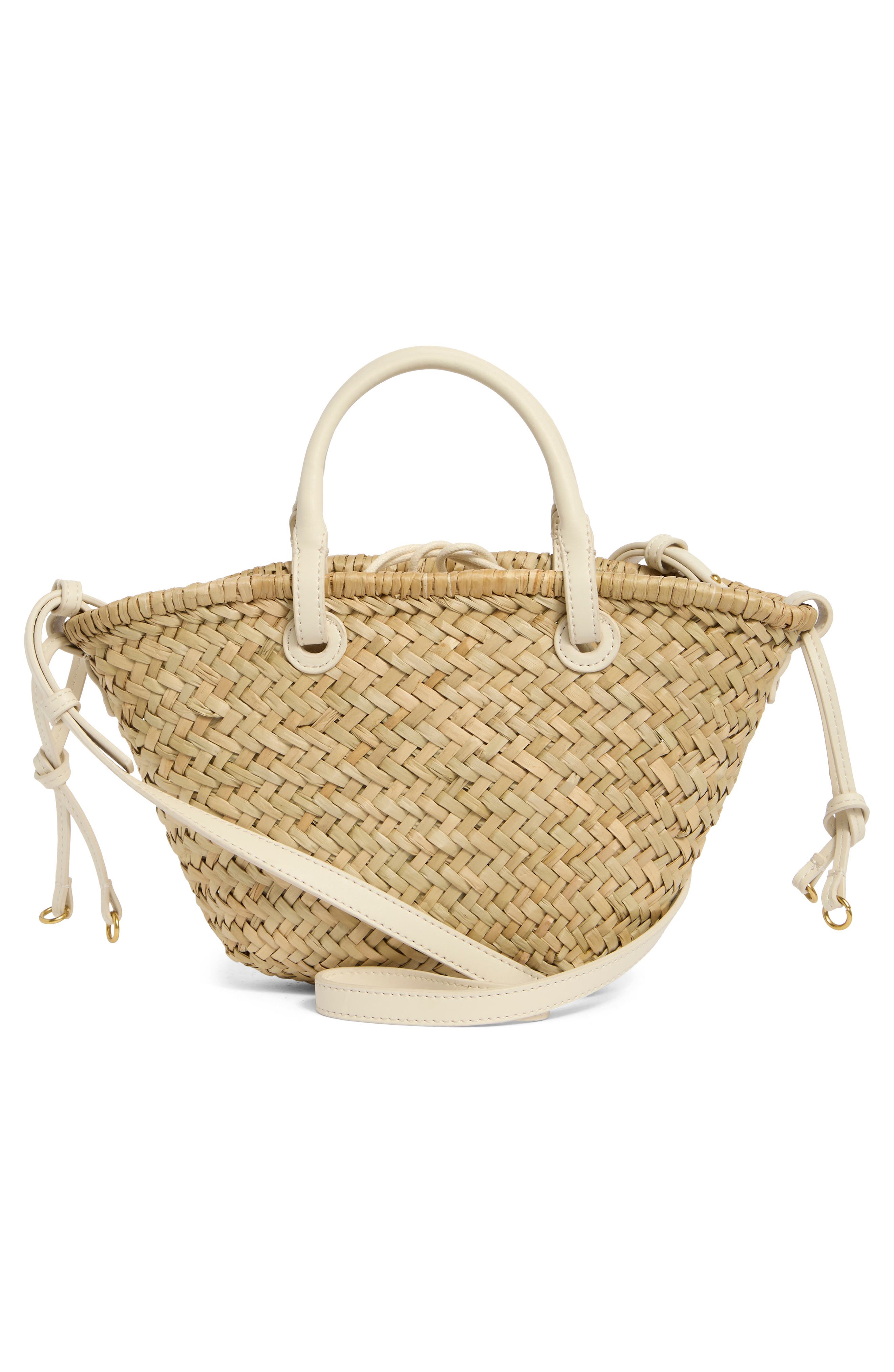 Collection XIIX Small Straw Tote, Alternate, color, Natural White