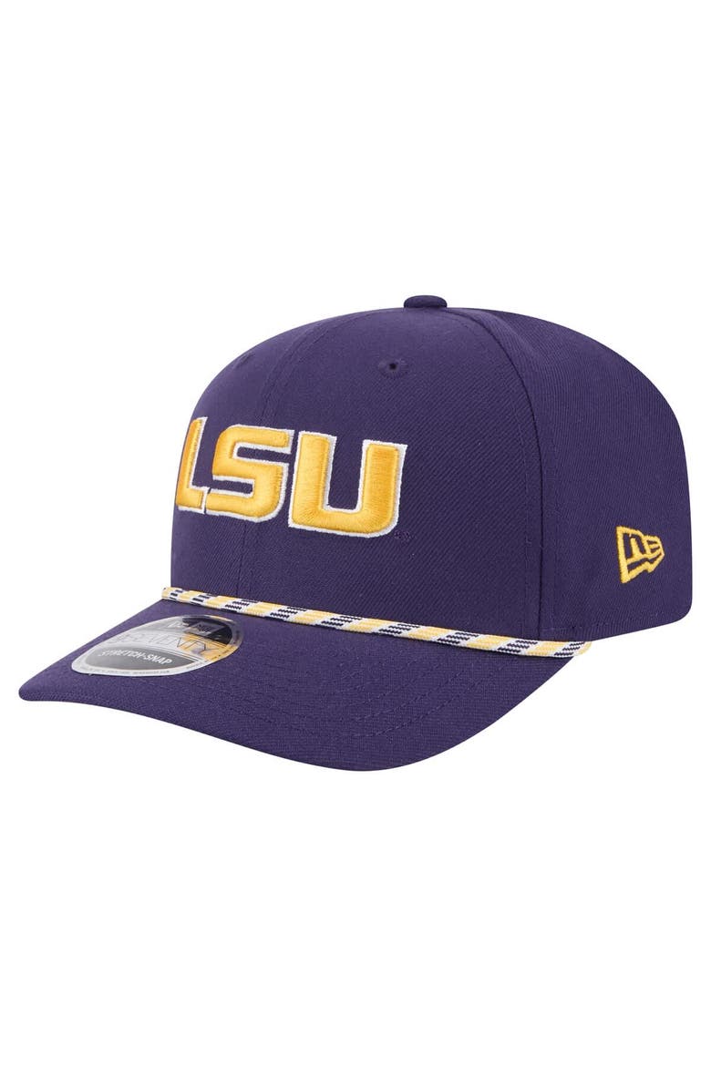Men's New Era Purple LSU Tigers Gameday Multi-Rope 9SEVENTY Stretch-Snap Hat, Main, color, Purple