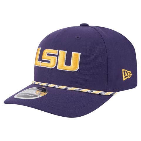 Men's New Era Purple LSU Tigers Gameday Multi-Rope 9SEVENTY Stretch-Snap Hat