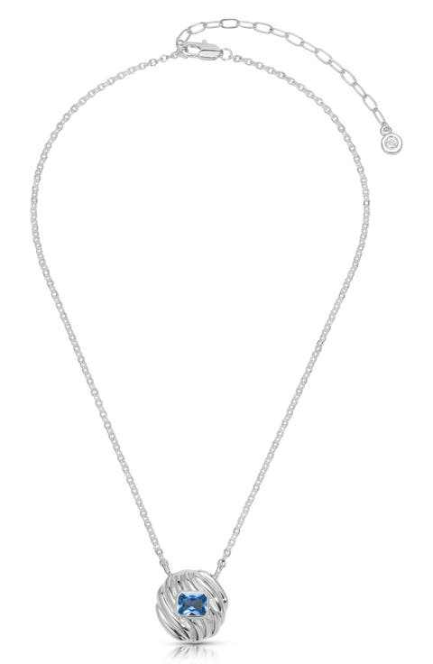 Crystal Shell Pendant Necklace