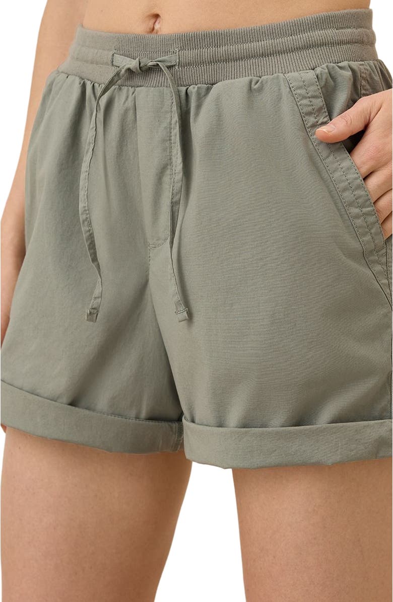 Pact Organic Cotton Monterey Poplin Short, Alternate, color, Shadow