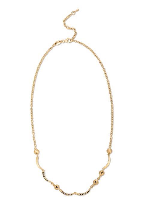 Arch Necklace Water Element Sapphire