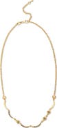 Eloise Jewelry Arch Necklace Water Element Sapphire
