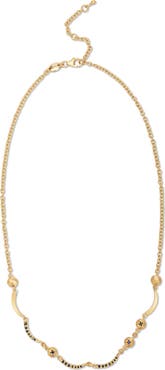 Eloise Jewelry Arch Necklace Water Element Sapphire