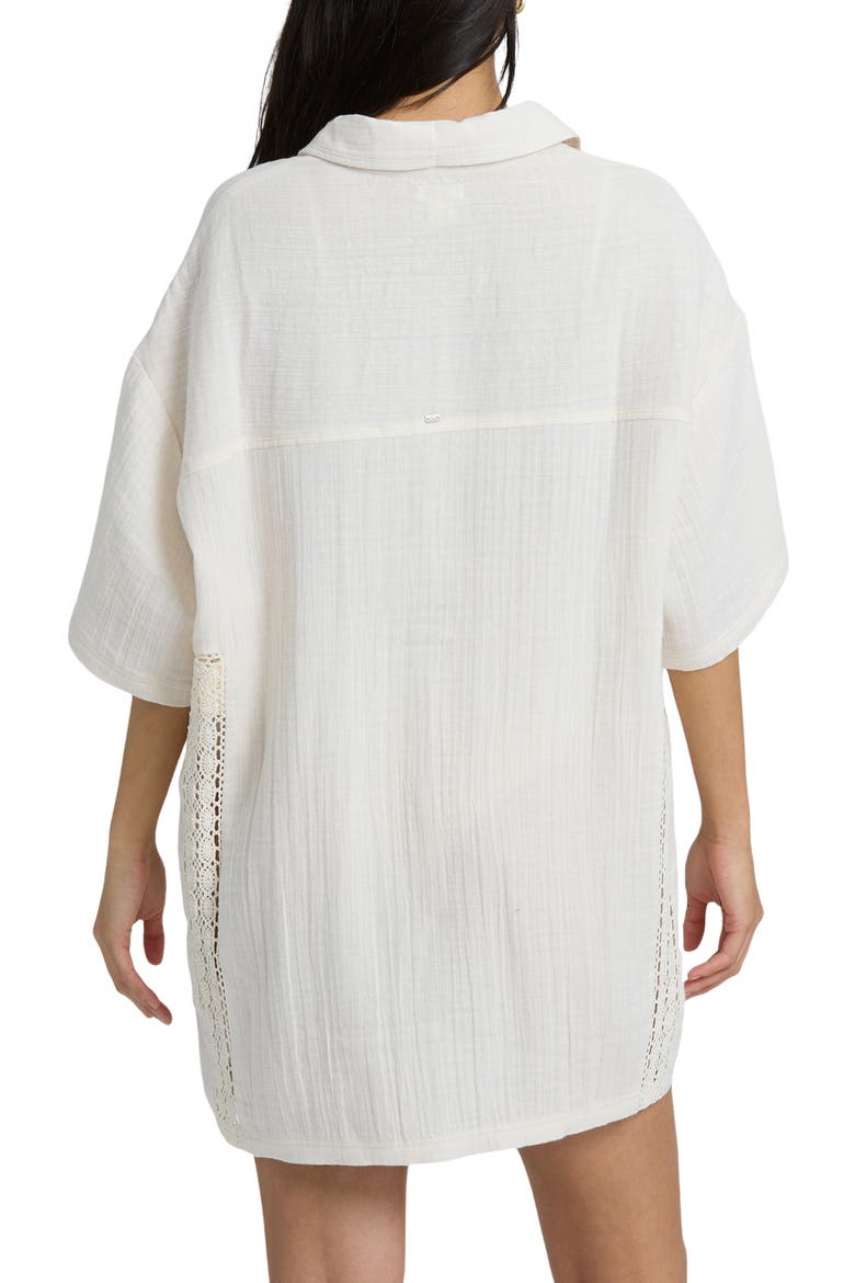 Feelin Fine Cover-Up Shirt, Alternate, color, WHITE CAP