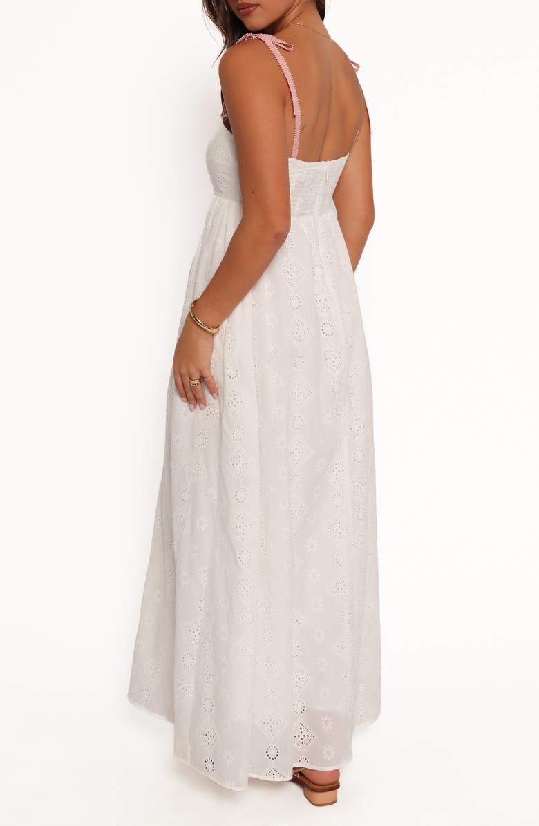 Petal & Pup Odessa Cotton Eyelet Maxi Dress, Alternate, color, 