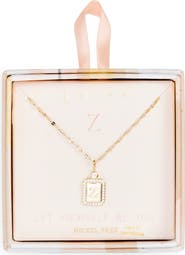 Leith Initial Pendant Necklace