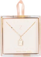 Leith Initial Pendant Necklace
