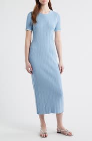 rag & bone Harper Rib Midi Dress