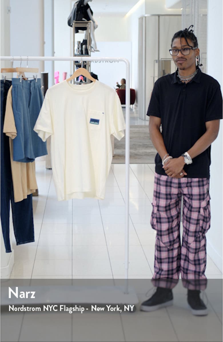 Hiking Logo Patch Pocket T-Shirt, sales video thumbnail