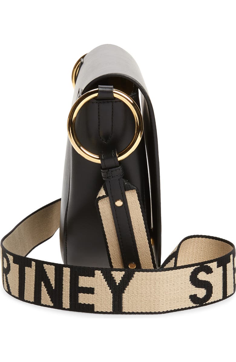 Stella McCartney Flap Faux Leather Shoulder Bag, Alternate, color,