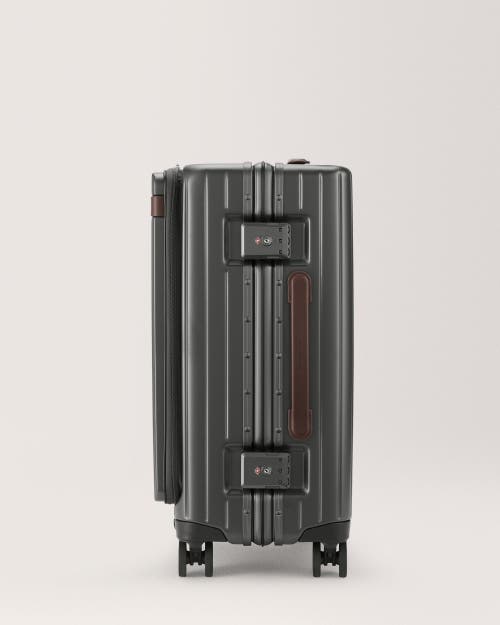 Carl Friedrik The Carry-on X Suitcase In Grey/chocolate