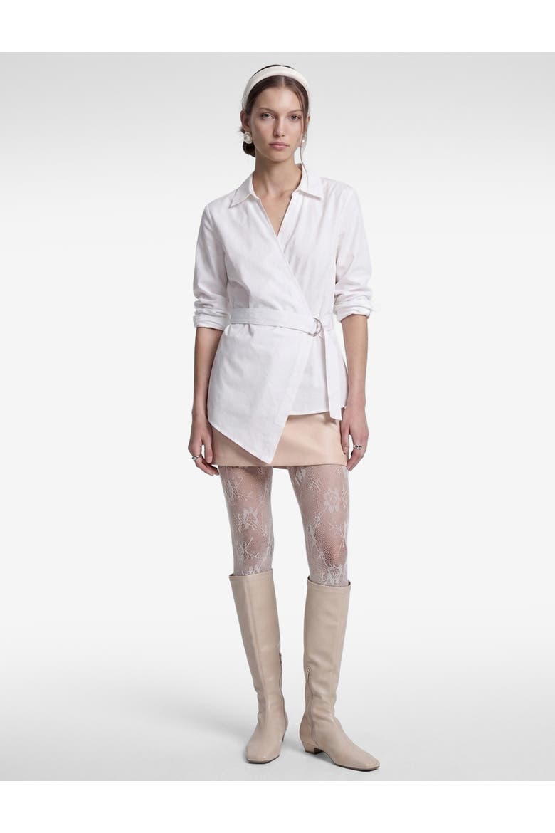 Double Breasted Shirt, Main, color, OFF WHITE