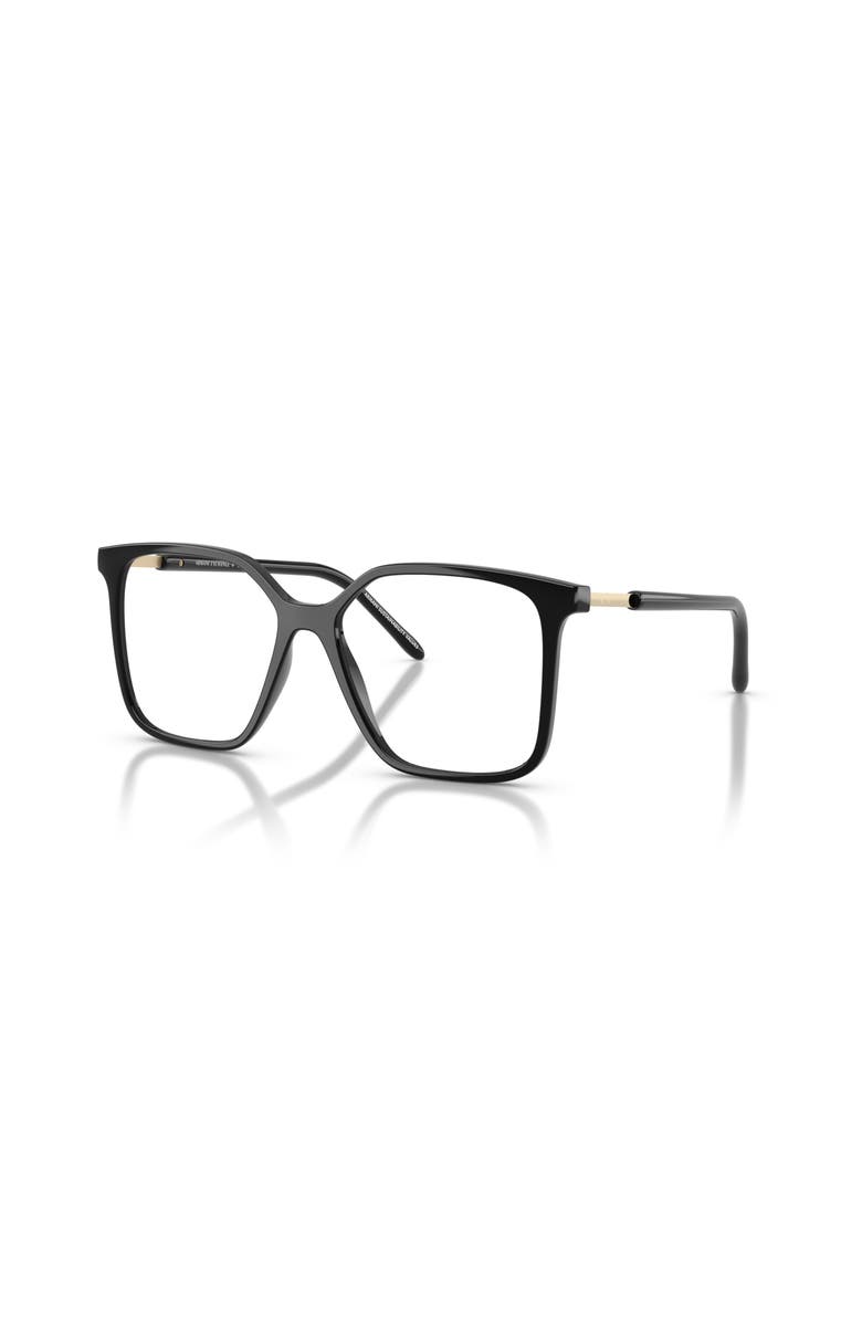 Armani Exchange 53mm Irregular optical glasses, Main, color, Black