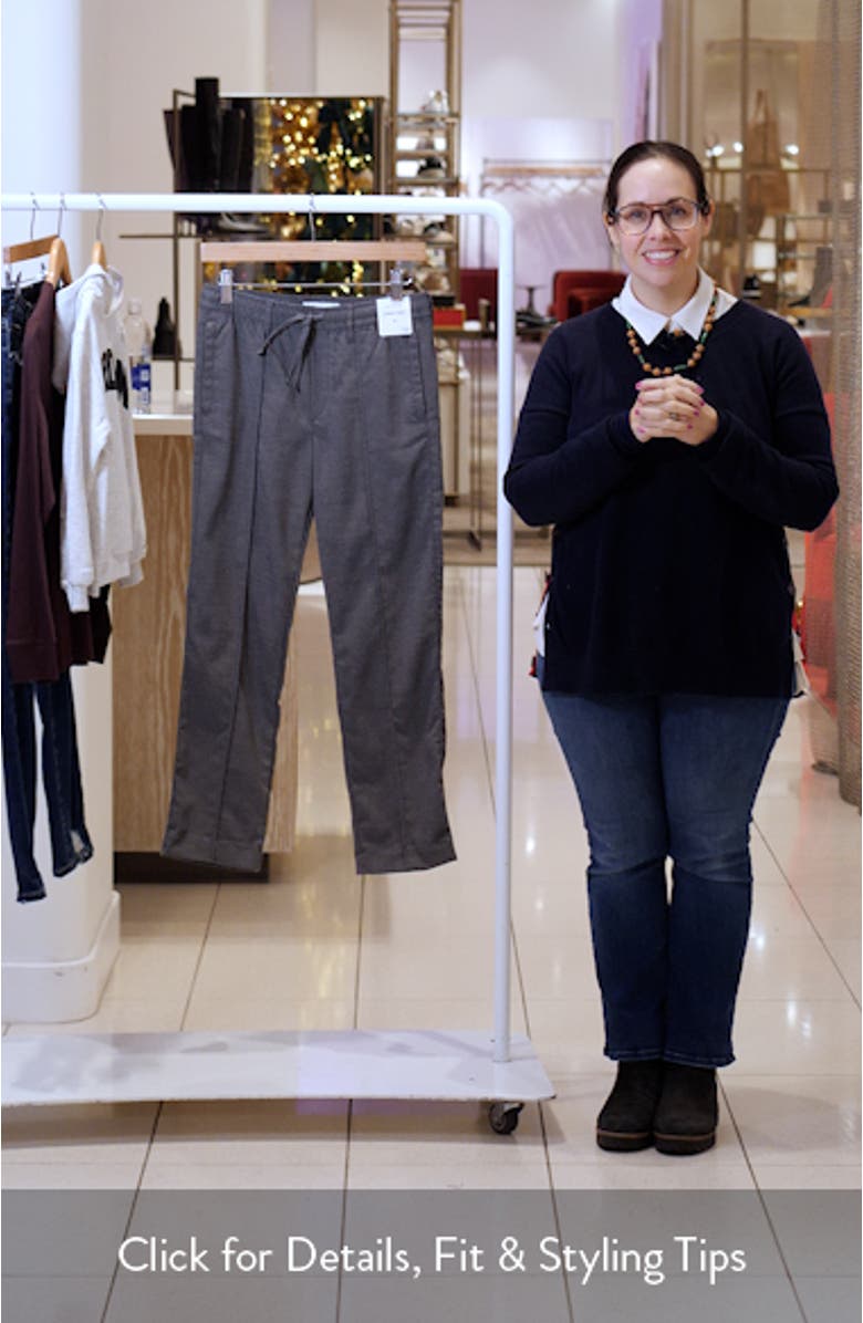 Kids' Loose Stretch Twill Drawstring Pants, sales video thumbnail