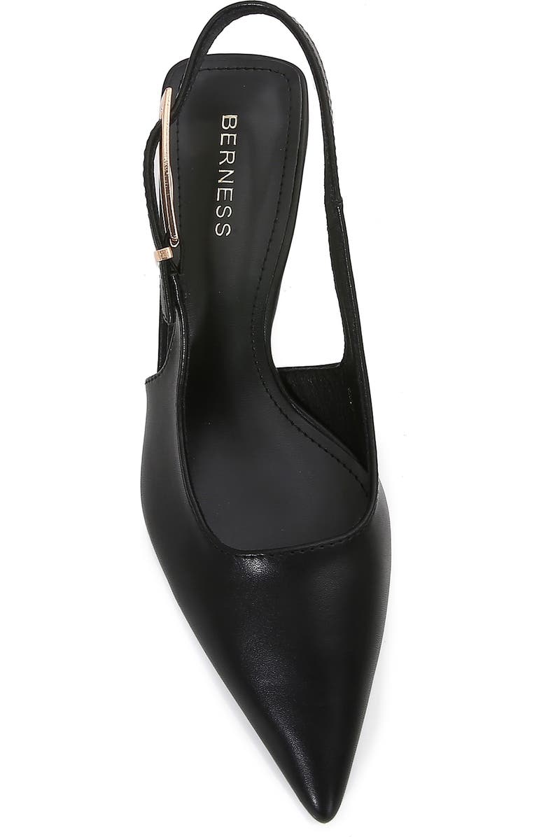 BERNESS Cassandra Slingback Kitten Heel Pump, Alternate, color, Black