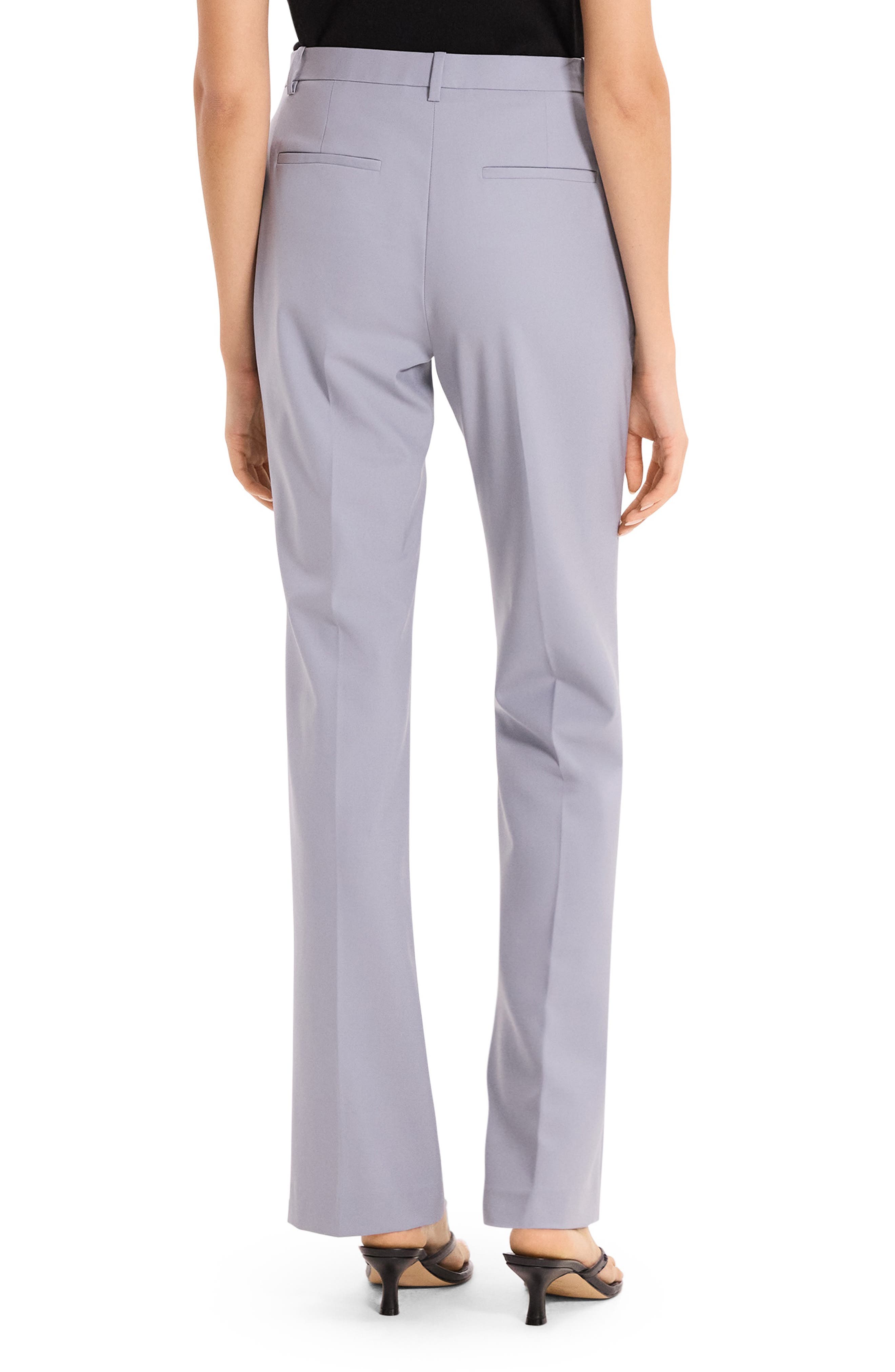 Slim Fit Stretch Wool Trousers - image 4