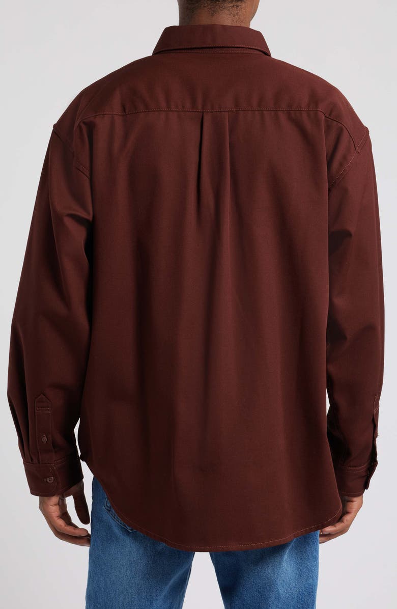 Carhartt Work In Progress Module Script Twill Button-Up Shirt, Alternate, color, 