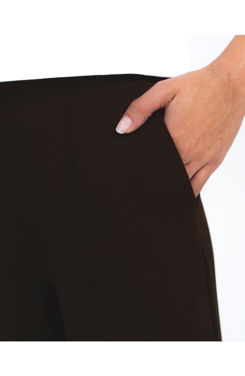 Kettlewell Ponte Wide Leg Pants, Alternate, color, Espresso