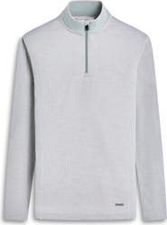 Bugatchi Quarter Zip Performance Pullover