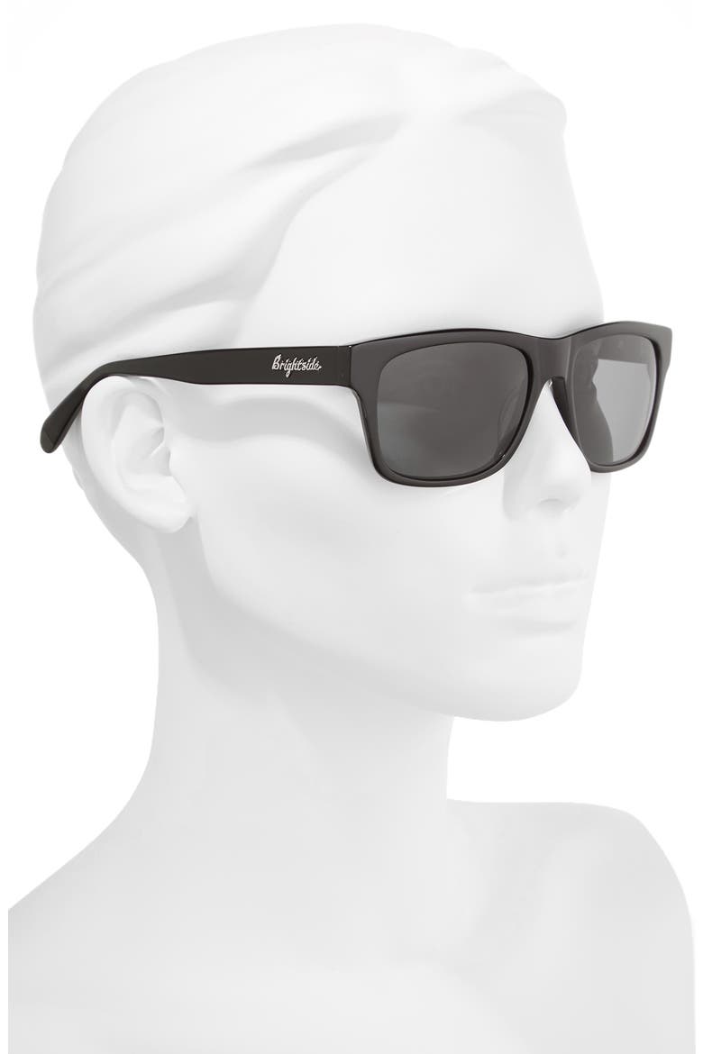 Wilshire 55mm Polarized Sunglasses, Alternate, color, BLACK/ GREY POLAR