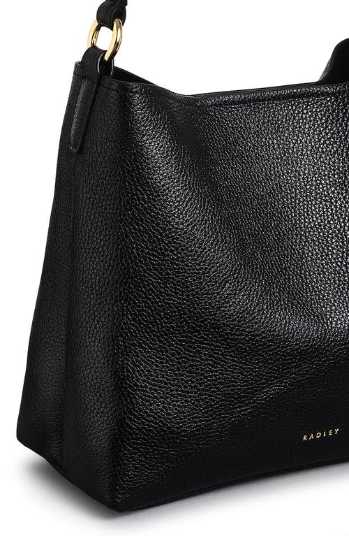 Radley London Henrietta Place Medium Open Top Leather Satchel In Black
