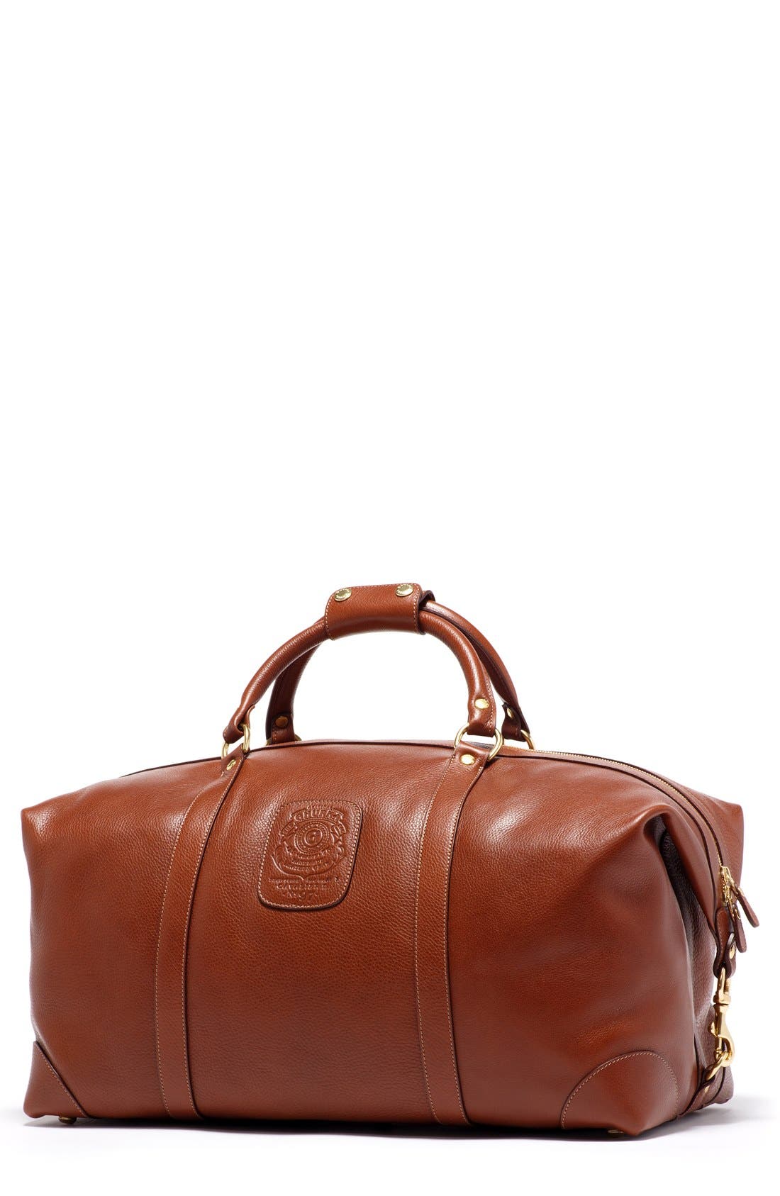 Ghurka Cavalier II Leather Duffel Bag, Main, color, 