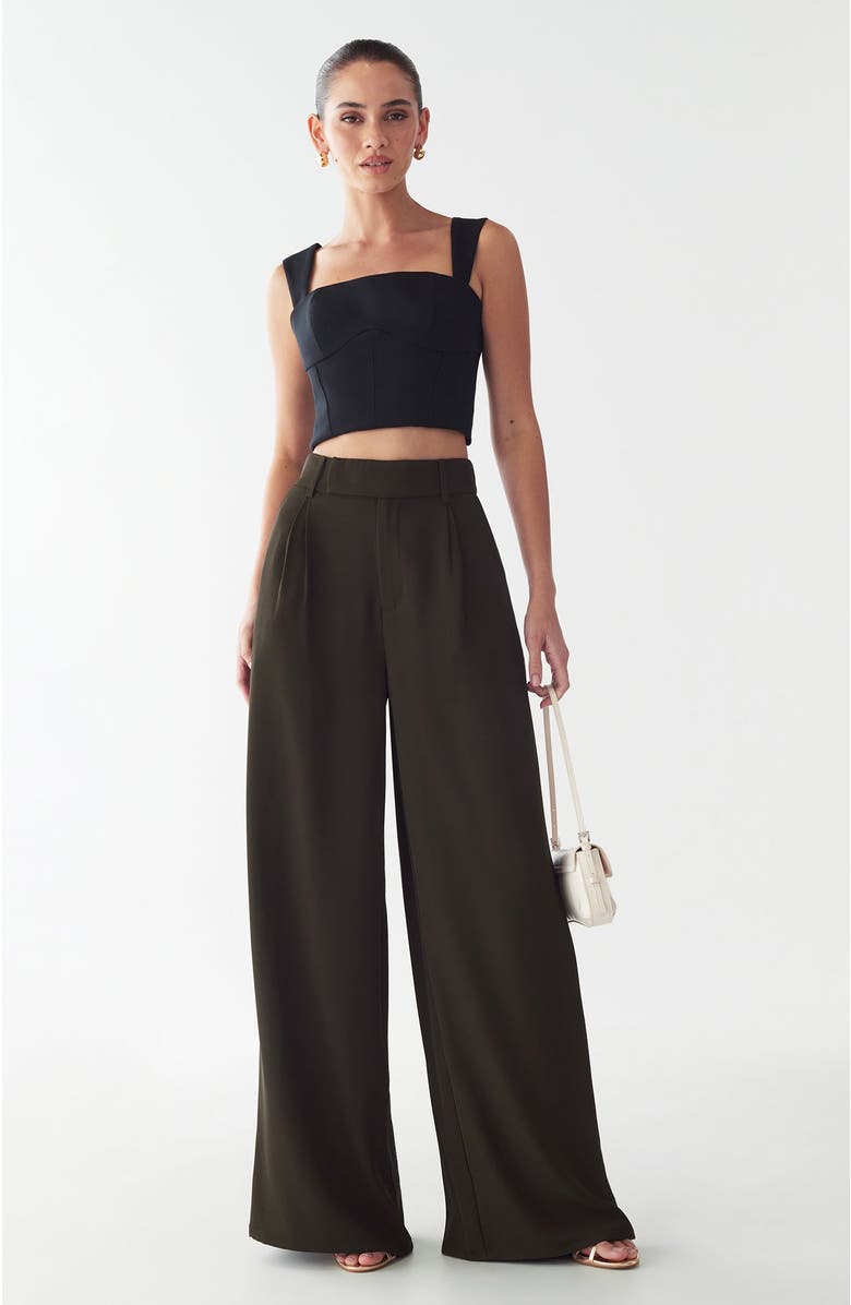 BWLDR Belinda Pants, Alternate, color, Chocolate