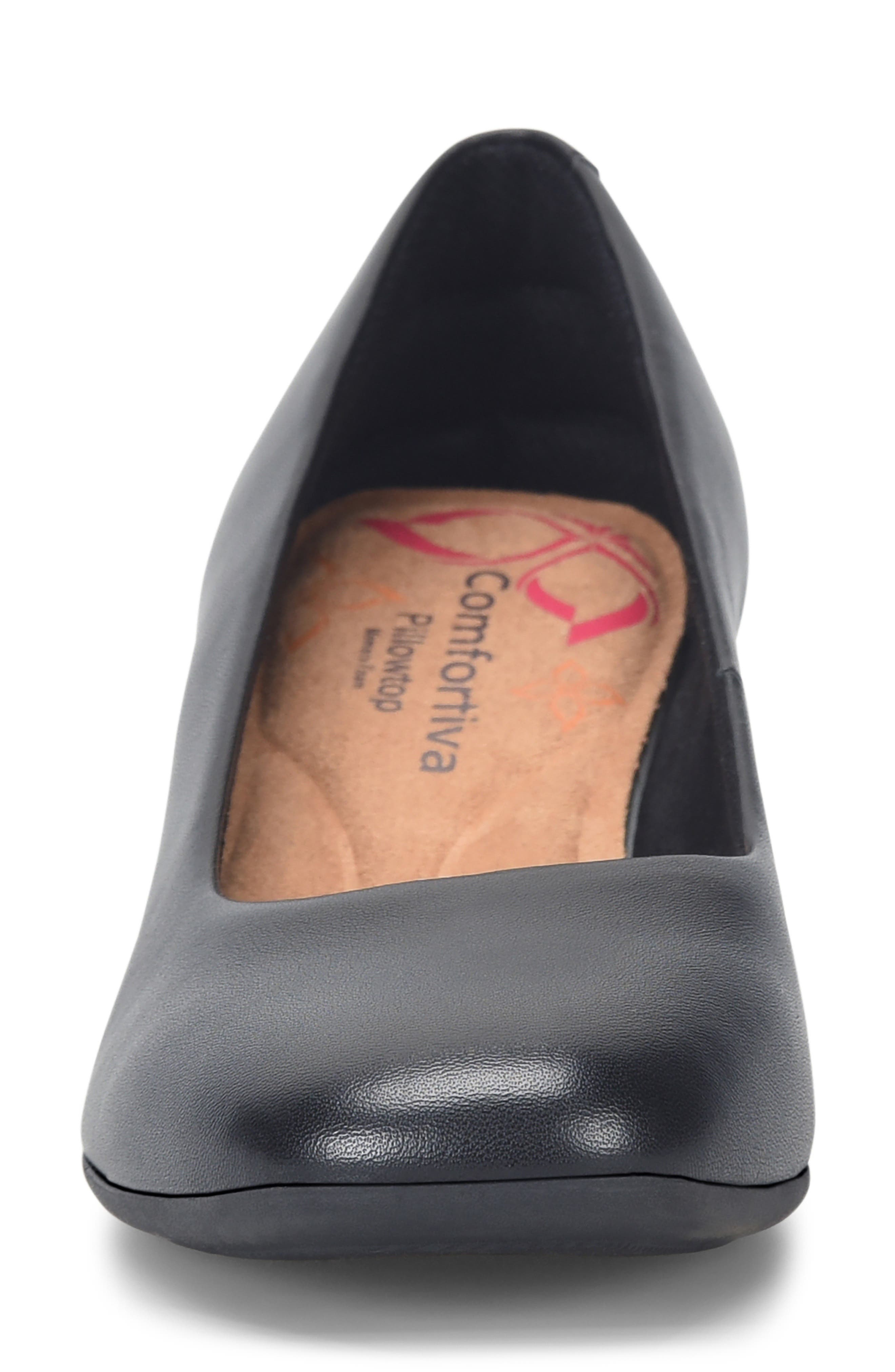 Comfortiva Peach Pump, Alternate, color, Black