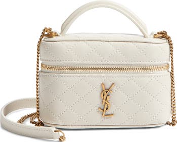 Micro Gaby Quilted Leather Vanity Crossbody Bag