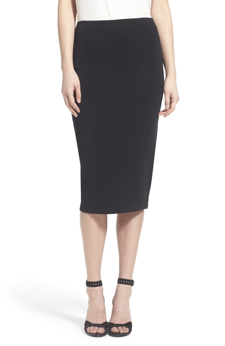 Trouvé Sweater Knit Pencil Skirt, Main, color, 