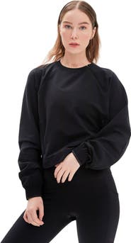 Rebody Active City Zip Crop Crewneck Sweatshirt